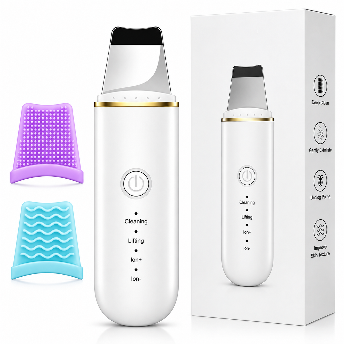GlowVault Ultrasonic Skin Cleansing Spatula