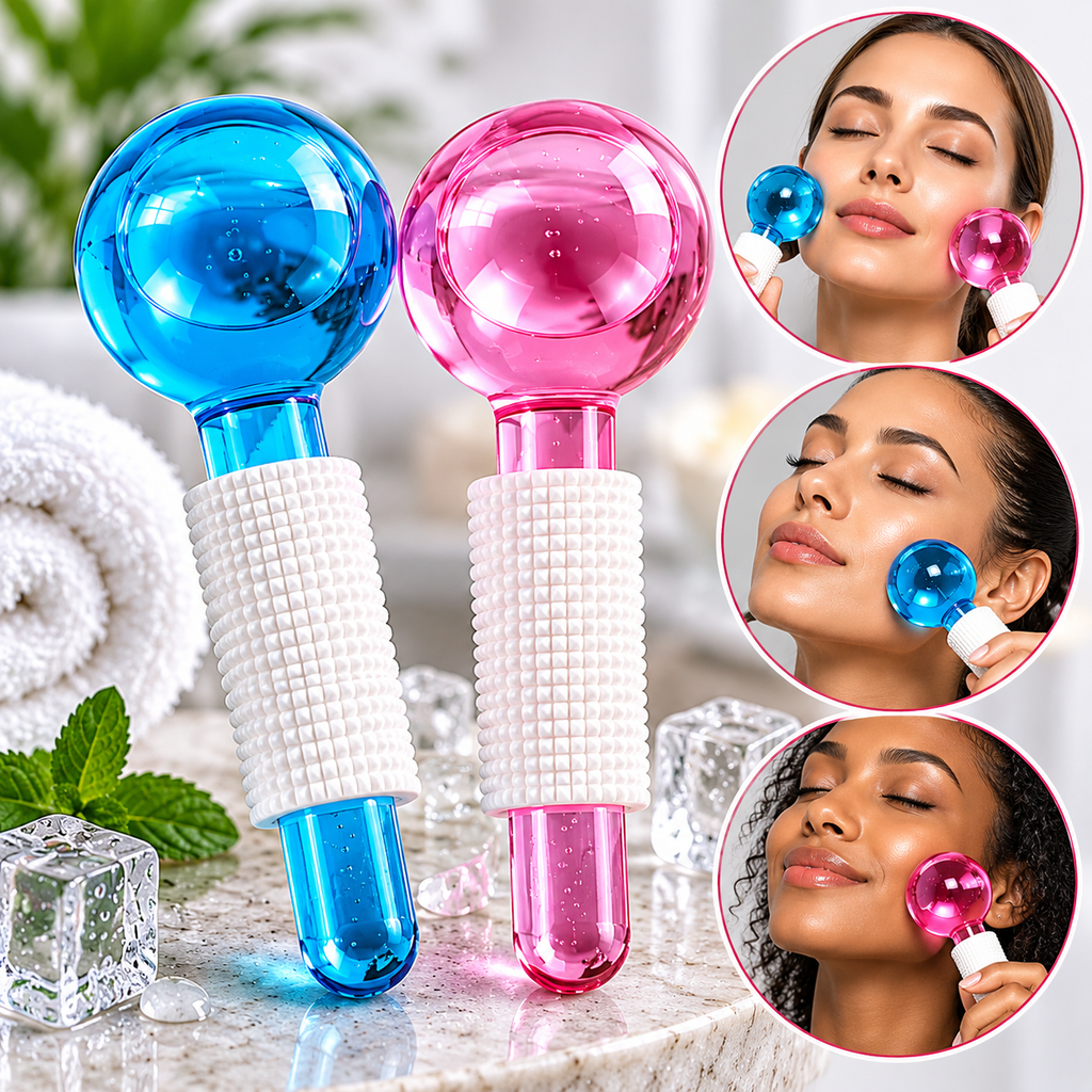 GlowVault Cooling Facial Ice Globes