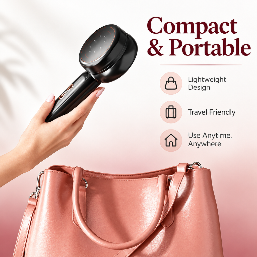GlowVault LED Scalp Massage Comb