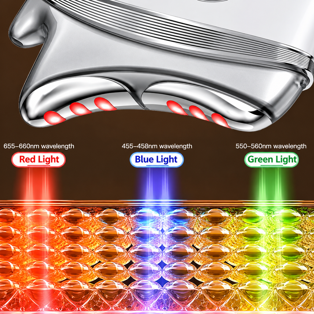 GlowVault 4-in-1 RF, LED & Microcurrent Facial Sculpting Wand