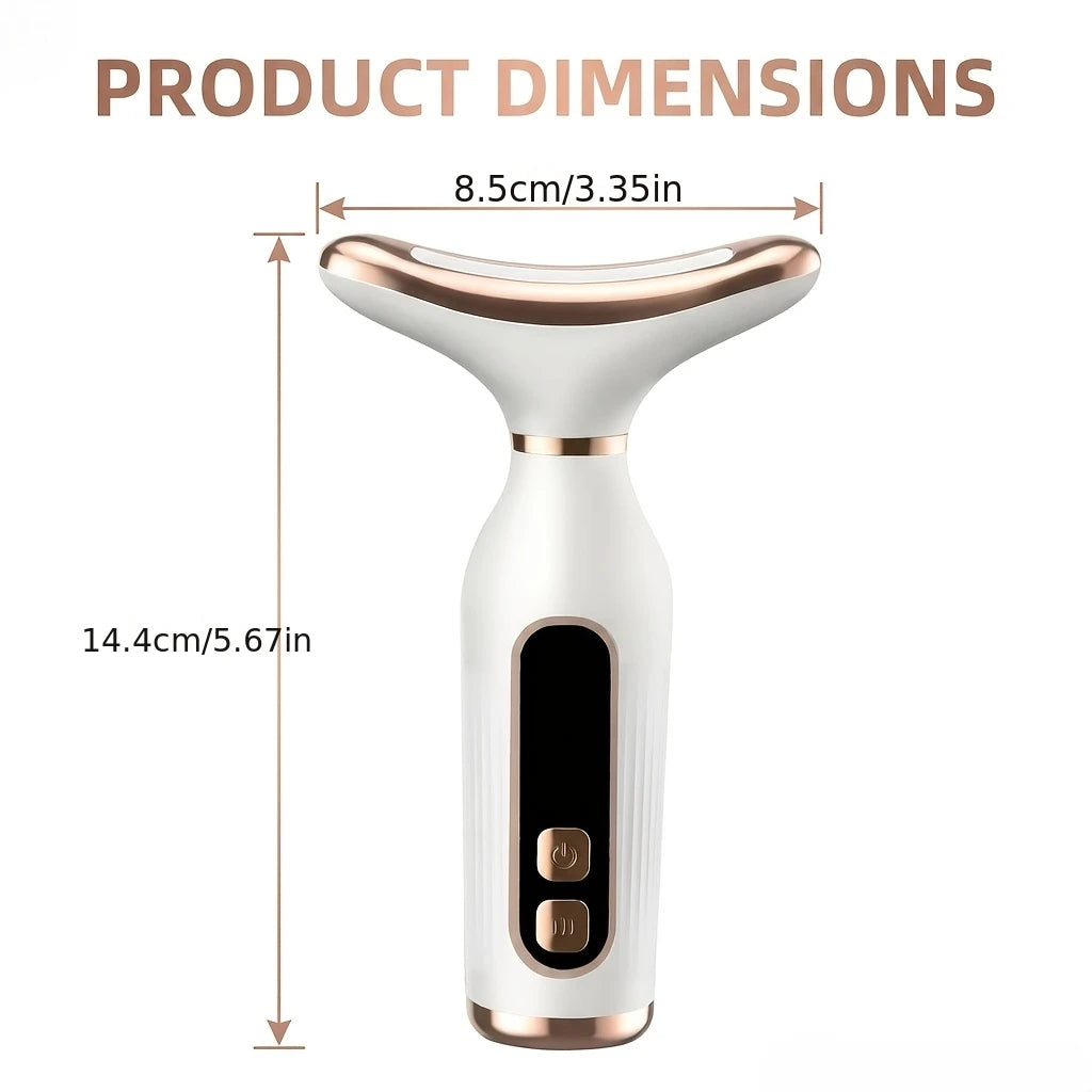 GlowVault 7‑Color LED Neck & Face Sculpting Therapy Device