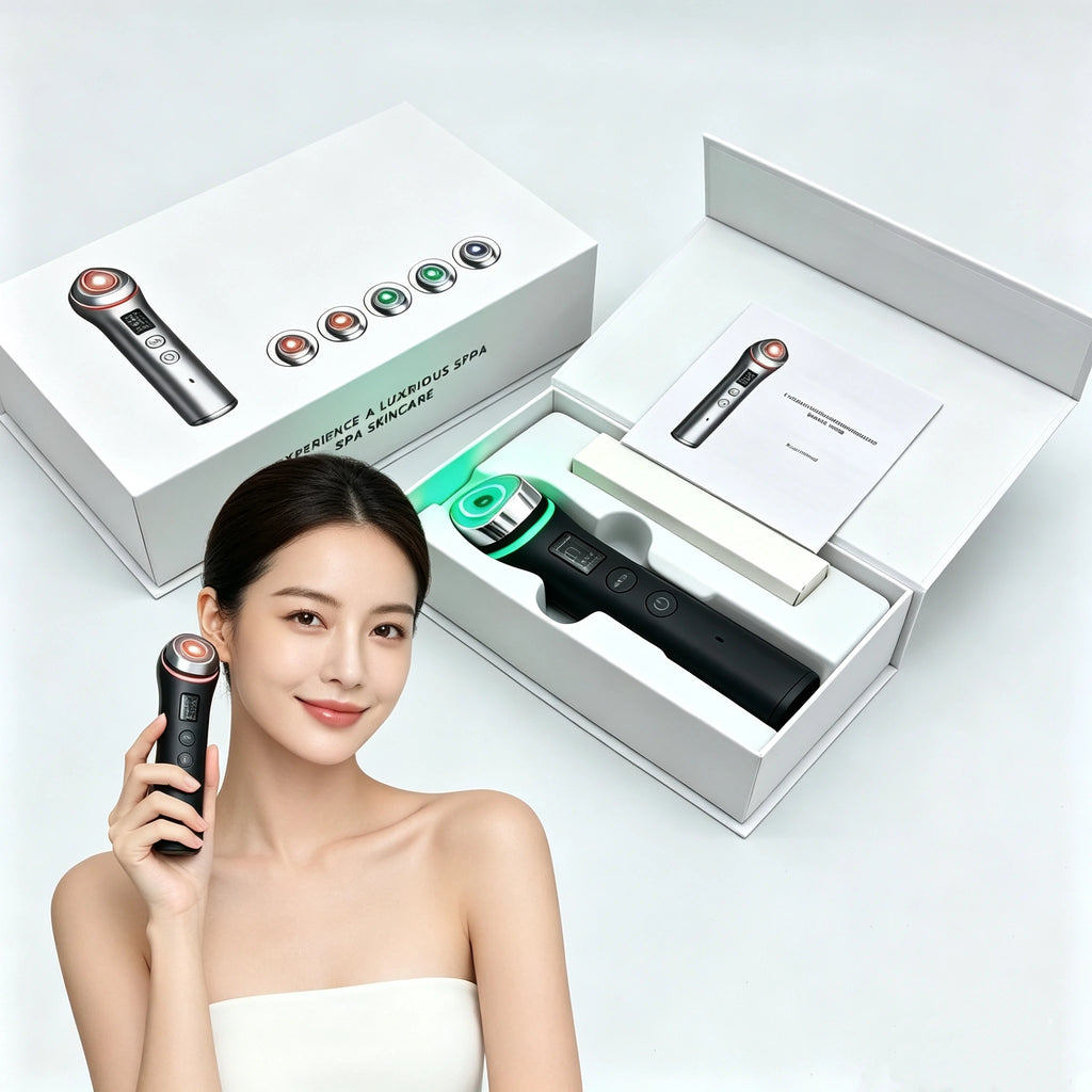GlowVault 5-Mode LED & Microcurrent Facial Wand