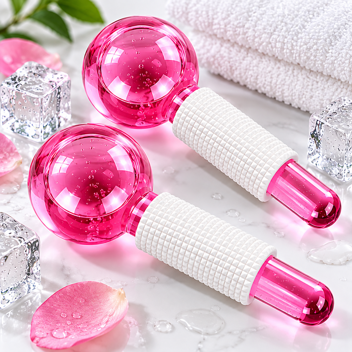 GlowVault Cooling Facial Ice Globes